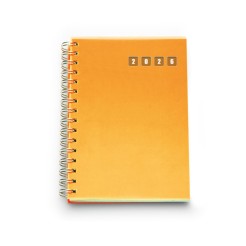 Agenda settimanale 2026 spiralata polipropilene 17x24cm ARANCIONE 2