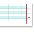 Ricambi Didattici Facilitati per Dislessia e Disgrafia, Quadretti 10 MM, A4 con 4 Fori, 40 Fogli da 100gr RINFORZATI, 1a e 2a  2