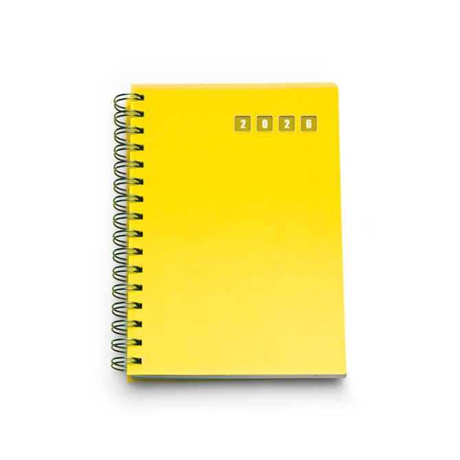 Agenda PERSONALIZZATA Settimanale 2026 17x24cm Copertina Morbida Sintetico Liscia Spiralata 2