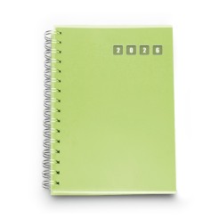 Agenda giornaliera 2026 spiralata polipropilene 15x21cm A5 VERDE 2