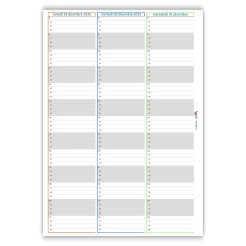 Agenda Settimanale Spiralata 2026, A4 21x30 cm, Copertina Morbida Plastificata, Oraria 15 Min,dal lunedì al sabato 4 2