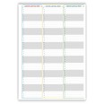 Agenda Settimanale Spiralata 2026, A4 21x30 cm, Copertina Morbida Plastificata, Oraria 15 Min,dal lunedì al sabato 6