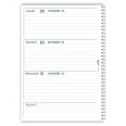 Agenda settimanale 2026 spiralata GREEN , 21x30cm A4 , carta 90 grammi 5