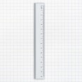 Righello in Alluminio, 15 cm, Profili Smussati Antigraffio, Silver 3