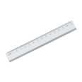 Righello in Alluminio, 15 cm, Profili Smussati Antigraffio, Silver 4