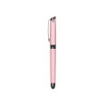 Penna roller in plastica 2 PZ - con finitura soft touch e cappuccio  - cm 14 5