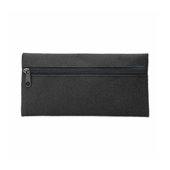 Astuccio in Poliestere con cerniera in plastica a tinta unita - cm 22x11 1
