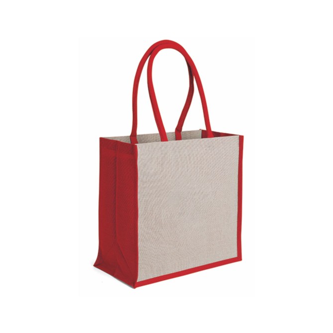 Borsa Mare DALIA In Juta E Cotone - Cm 36x36x20 3