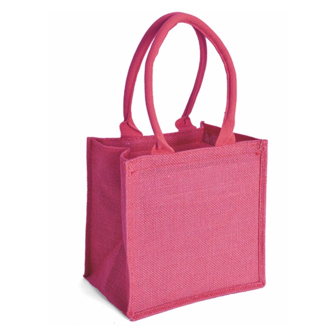 Borsa Mare GELSO In Juta con manico - Cm 24x24x17 3