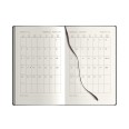 Agenda Settimanale 2026, 9x14 cm, Copertina Flessibile Nera, 150 Pagine, Interno Avorio con Tasca e Adesivi 5