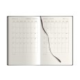 Agenda Settimanale 2026, 13x21 cm, Copertina Flessibile Nera, 150 Pagine, Interno Avorio con Tasca e Adesivi 1
