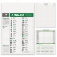 Calendario da muro 2026 olandese note sul retro mensile 12mesi vari colori 30x47cm microperforato 2pz 3