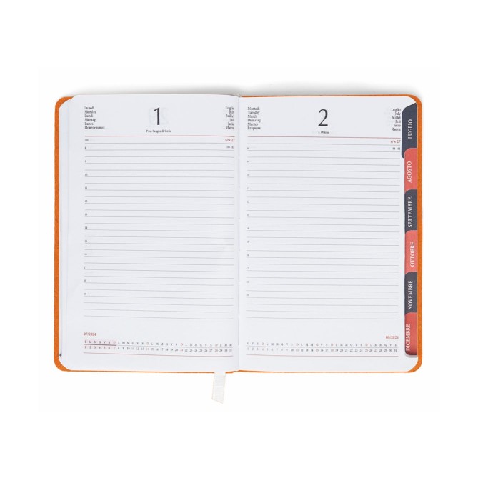 Agenda Giornaliera fustellata 11X17 cm - FLEXY SOFT a blocco fisso 8