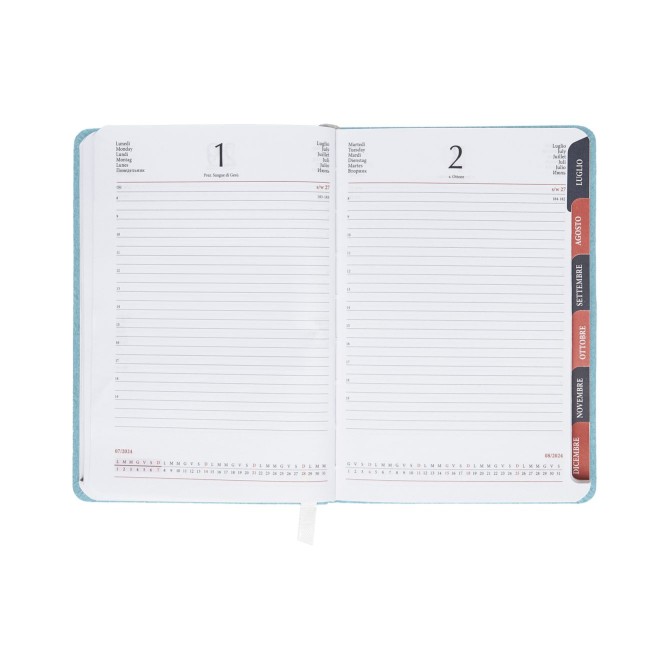 Agenda Giornaliera 2026 fustellata 15X21 cm - FLEXI SOFT a blocco fisso 10