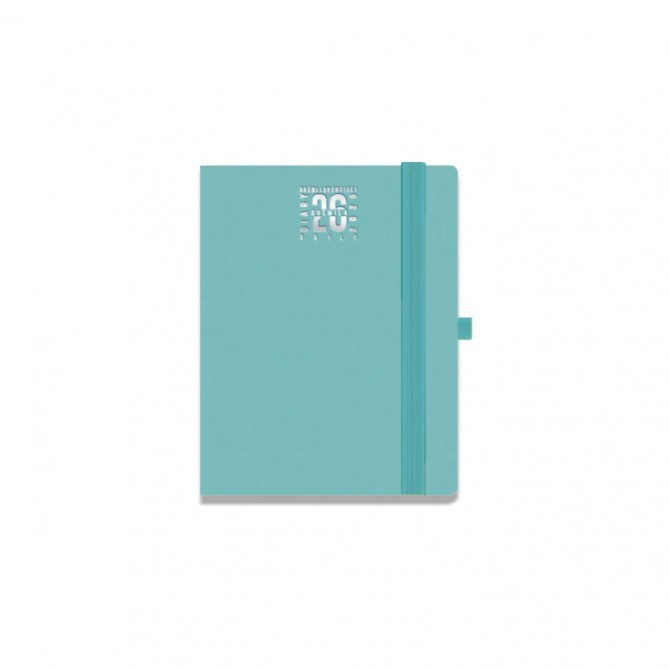 Agenda giornaliera tascabile 2026 pvc chiusura elastico 9x13cm 10