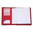 Agenda giornaliera 2026 jeans chiusura zip 17x24cm porta penna multilingua arancio 2