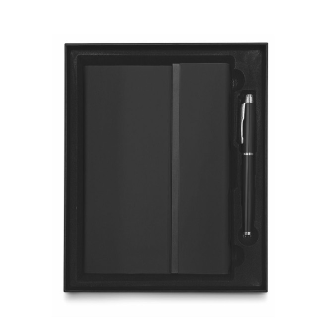 Set Regalo TAVECCHI block notes - penna e chiusura calamitata - copertina rigida termovirante 2