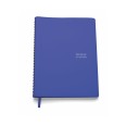 Agenda settimanale GAIRO perpetua spiralata più notes - in carta riciclata cm 16,5x23,5x2 3