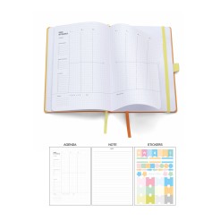 Agenda settimanale MACRA perpetua  - cm 15x21x1,2 2 2