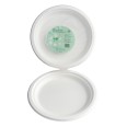 Piatti rotondi biodegradabili da 50 pz - diametro 22 cm - in polpa di cellulosa 1