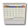 Calendario da tavolo 2026 triangolare mensile 12mesi multicolor 16x14cm spiralato doppia facciata 7
