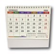 Calendario da tavolo 2026 triangolare mensile 12mesi multicolor 16x14cm spiralato doppia facciata 9