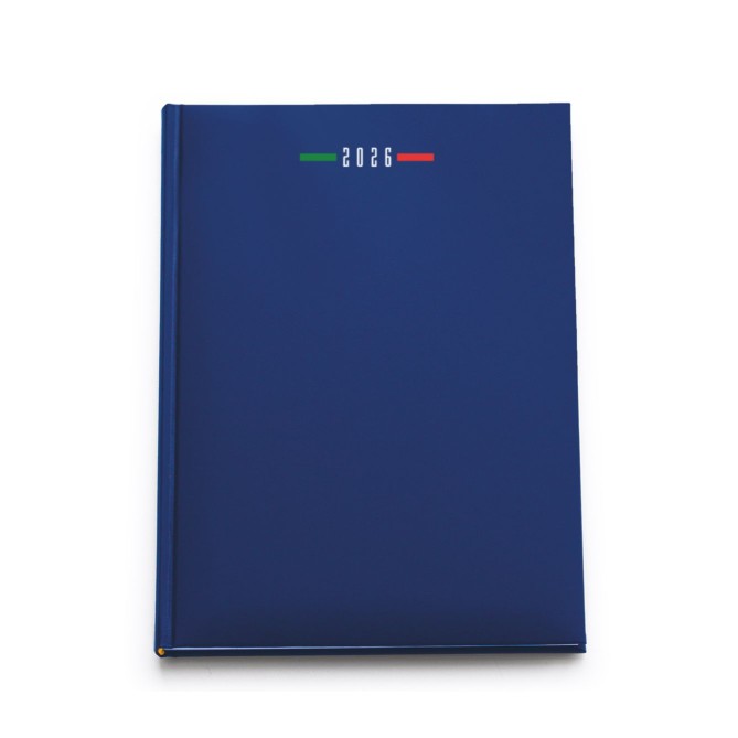 Agenda settimanale 2026 ITALIA gommata 17X24 multilingua blu 1
