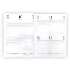 Ricambio Agenda Giornaliera A5 2026, 15x21 cm, Multilingue, Ricambio Blocco Fisso, Bianco 1
