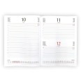Ricambio Agenda Giornaliera A5 2026, 15x21 cm, Multilingue, Ricambio Blocco Fisso, Bianco 1