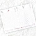 Ricambio Agenda Giornaliera A5 2026, Ricambio con Sabato e Domenica Separati, 15x21cm, Bianco 2