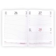 Ricambio Agenda Giornaliera 2026, 17x24 cm, Multilingua, Blocco Fisso, Bianco 2