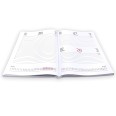 Ricambio Agenda Giornaliera 2026, 17x24 cm, Multilingua, Blocco Fisso, Bianco 3