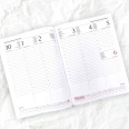 Ricambio Agenda Settimanale 2026, 17x24 cm, Multilingua, Cartoncino Bianco 2