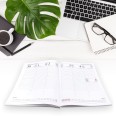 Ricambio Agenda Settimanale 2026, 17x24 cm, Multilingua, Cartoncino Bianco 4