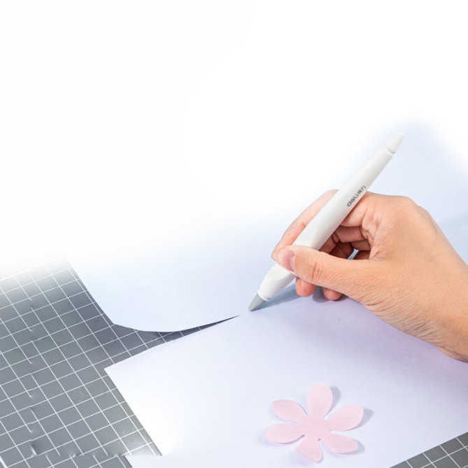 Taglierino professionale con punta in ceramica - impugnatura  ergonomica - cm 13 2