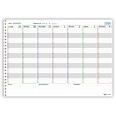 Agenda Settimanale A3 2026, Planner Spiralato , 30x42cm, Pianificazione Oraria 15 Minuti, 55 Fogli, Visione Completa 7 Giorni 4