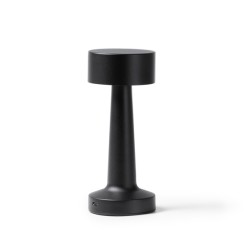 Lampada in metallo ricaricabile con 3 modalità di iluminazione a LED - Nera 21x9 cm 1