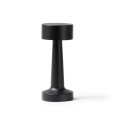 Lampada in metallo ricaricabile con 3 modalità di iluminazione a LED - Nera 21x9 cm 1