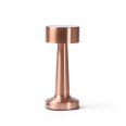 Lampada in metallo ricaricabile con 3 modalità di iluminazione a LED - 21x9 cm - ROSA 1