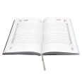 Ricambio agenda giornaliero 2026,15x21,  copertina in similpelle, sabato e domenica separati Marrone 7