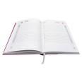 Ricambio agenda giornaliero 2026,17x24, copertina in similpelle, sabato e domenica separati Fucsia 7