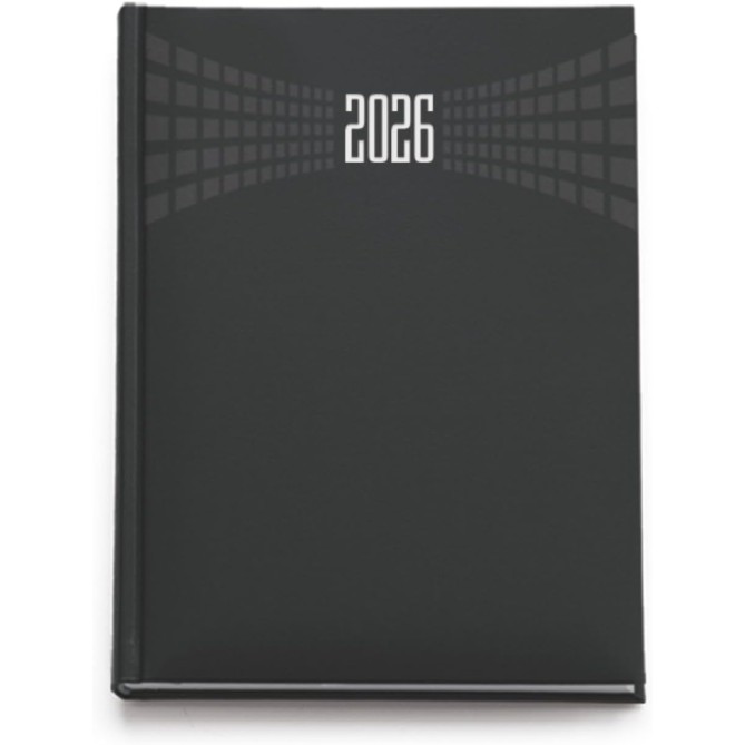 Agenda giornaliera ristorante 2026 matra NERA - 21x30cm A4 multilingua 2