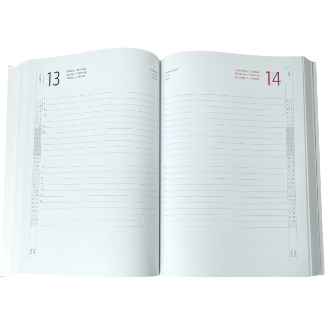 Porta BlockNotes nero - Tavecchi con tasche interne e notes in carta avorio - dimensioni 17,5x22,5x3 cm 2