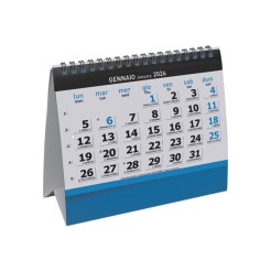 Calendario da tavolo 2026 triangolare mensile 12mesi - 16x14cm spiralato 2pz 1
