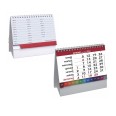 Calendario da tavolo 2026 triangolare mensile 12mesi multicolor base bianca 16x14cm spiralato 2pz 2