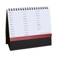 Calendario da tavolo 2026 triangolare mensile 12mesi multicolor base nera 16x14cm spiralato 2pz 2