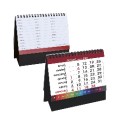 Calendario da tavolo 2026 triangolare mensile 12mesi multicolor base nera 16x14cm spiralato 2pz 3