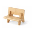 Supporto porta cellulare in bamboo con 3 pezzi componibili - 9x1,5 cm 2