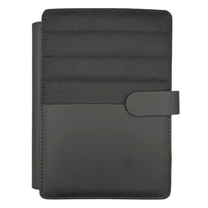 Porta BlockNotes nero - Tavecchi con tasche interne e notes in carta avorio - dimensioni 17,5x22,5x3 cm 6