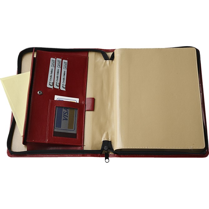 Agenda Settimanale Borsello 2026, con Chiusura Zip, Similpelle nera, 17x24 cm, Copertina Morbida, Pianificazione Professionale 3